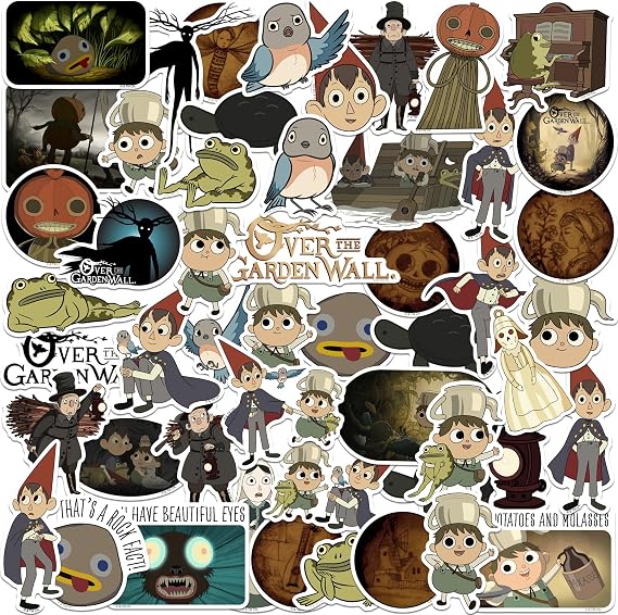 Over The Garden Wall 50 Vinyl Stickers Waterproof Die-Cut Decals Laptop Car