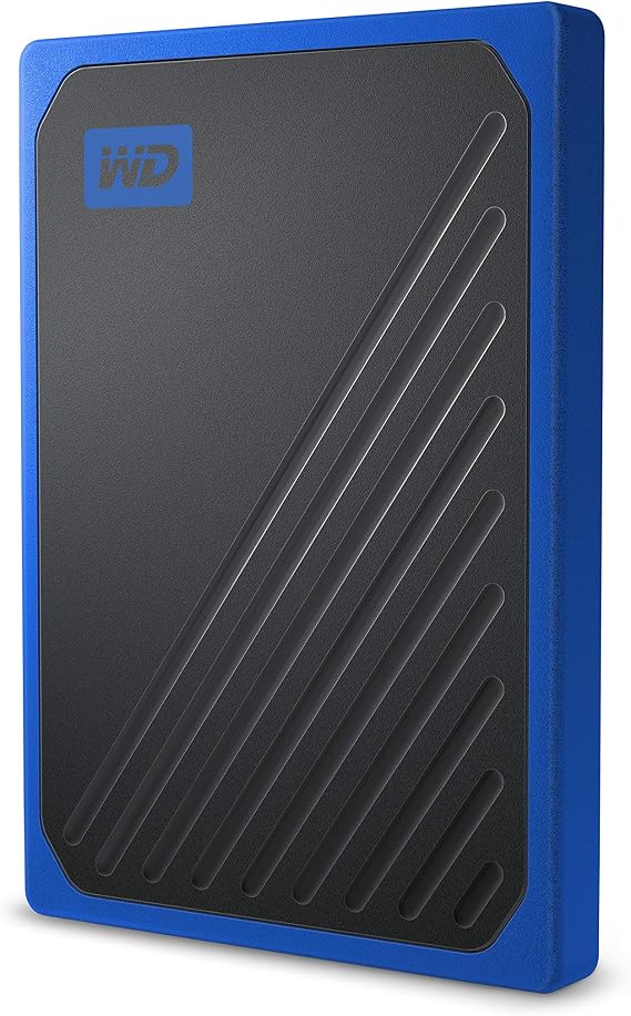 WD 1TB My Passport Go Cobalt SSD Portable External Storage - WDBY9Y0010BBT-WESN (Old model)