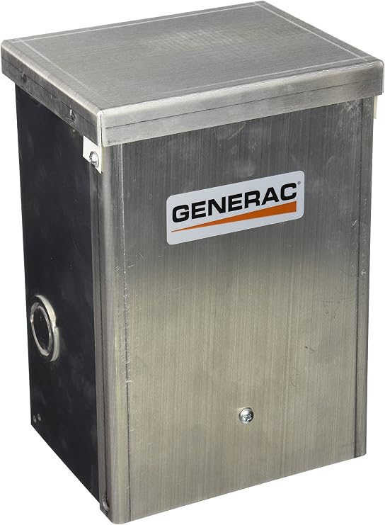 Generac 30 Amp Manual Generator Transfer Switch