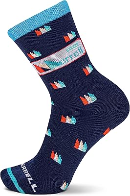 Merrell Mens Retro Logo Cotton Crew Socks 1 Pair Pack