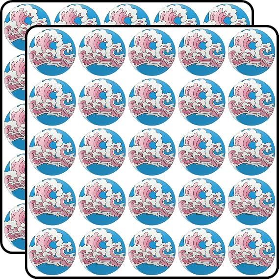 Polo & Pan ANI Kuni Acapella Electronic Music Fan French DJ Band 50pcs 1" Scrapbook Stickers Small Planner, Journal & Envelope Seal Decals