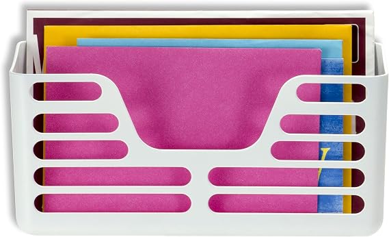 Officemate Magnet Plus Magnetic, Utility Pocket, White (92541) 3 x 10.25 x 5.25 Inches