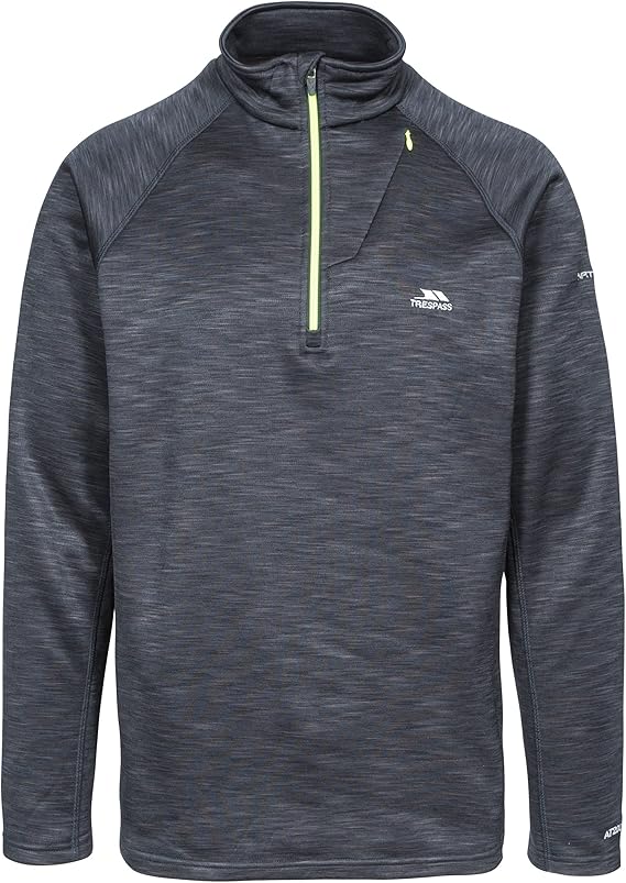Collins Mens Fleece Black Marl S