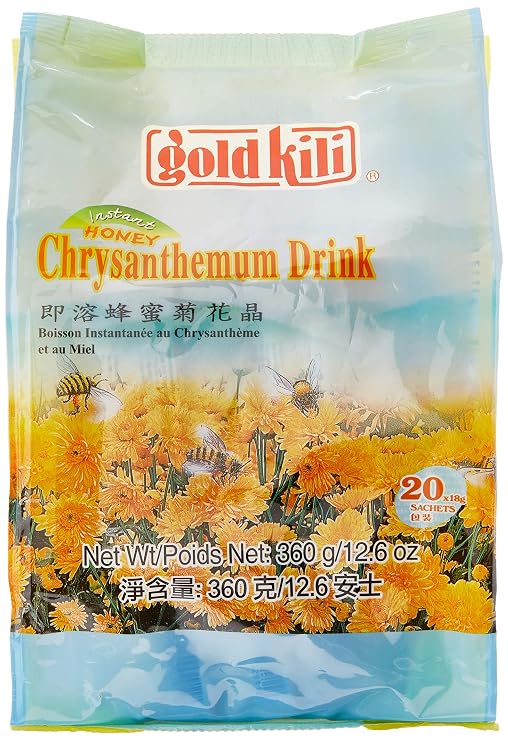 Gold Kili Instant Honey Chrysanthemum Drink 0.63oz/18g X20 Sachets