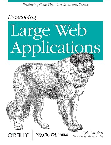 Developing Large Web Applications