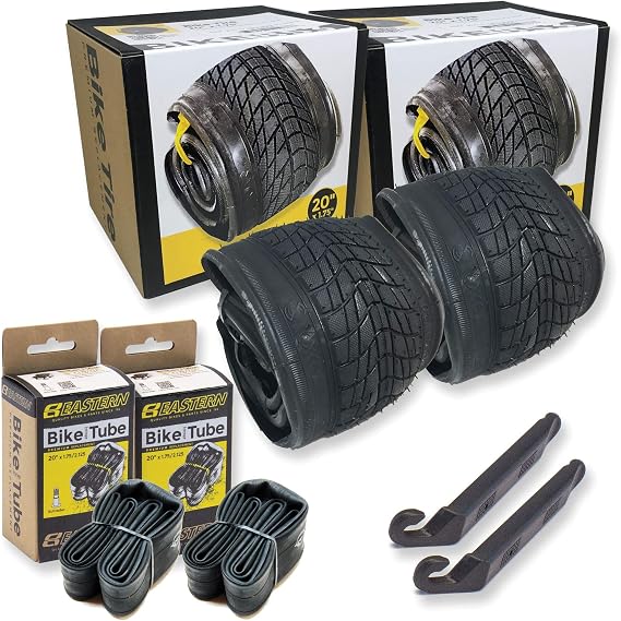 20 Inch Bike Tire Packages for Kids and BMX Tires. Fits 20x1.75 Bike Tube, Tire, Rims, Front or Rear Wheels. Includes Tire Tools. with or Without Tubes. 1 Pack or 2 Pack. (1 Tire - with Tube)