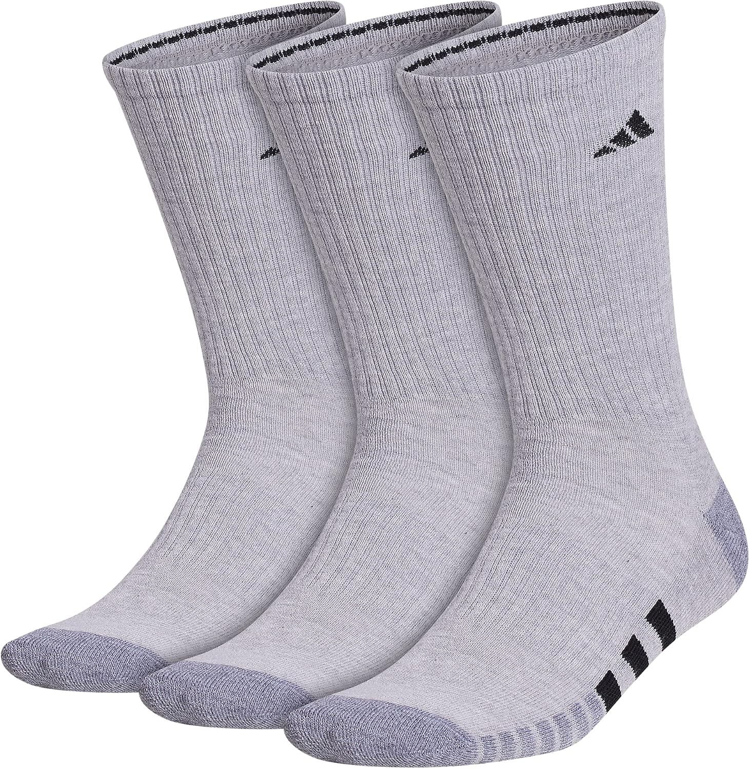 adidas Men's Crew Socks 3-Pack Cushioned for Workout
