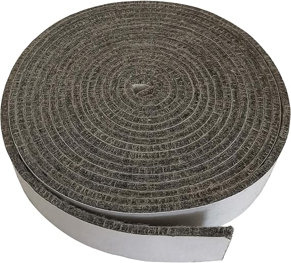 High Temp Grill Gasket Replacement Fit Primo Kamado Grill BBQ Smoker Gasket Pre-Shrunk Primo Accessories Self Stick Felt 14ft Long, 3/4" Wide, 1/8" Thick