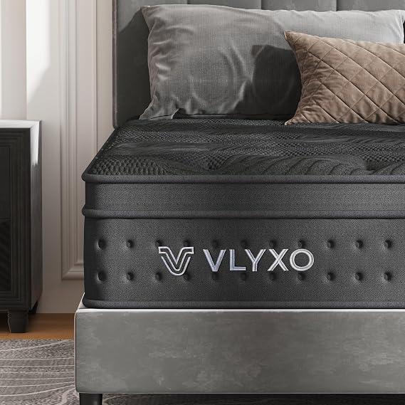 King Size Hybrid Mattress 5FT, 10Inch Gel Memory Foam & Pocket Spring
