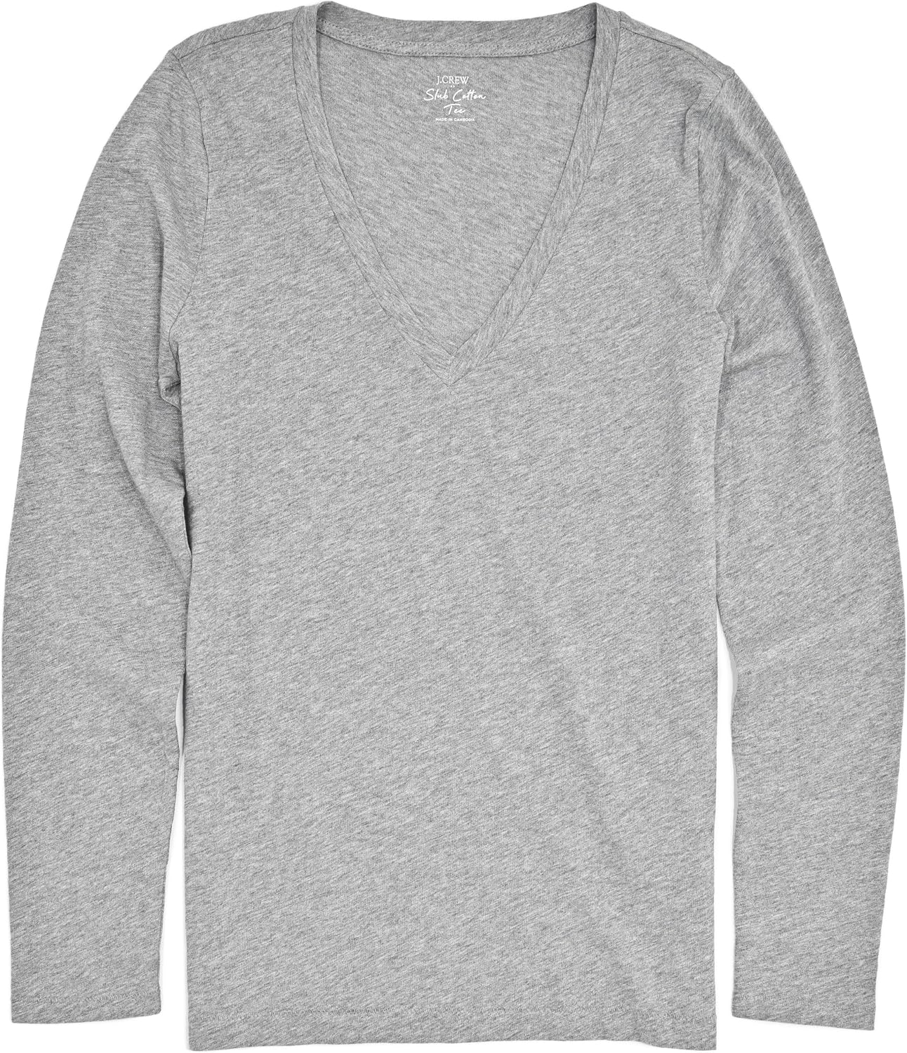 J.Crew Mercantile Womens Vintage-Cotton V-Neck Tee