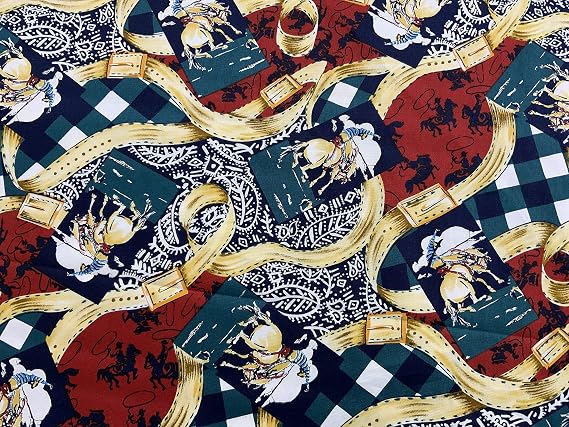 60 Wide Cotton Wild West Multi-Color