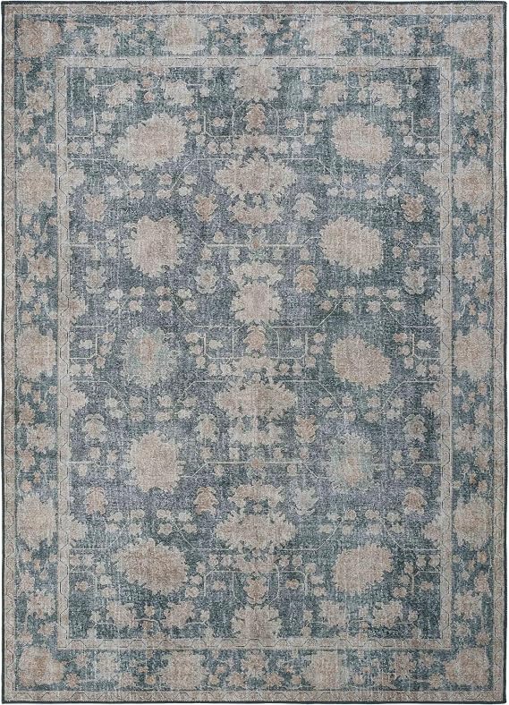 Cool Carpet Private Green Vintage Carpet Ethnic Pattern Authentic Woven Chenille Carpet Washable Living Room Carpet