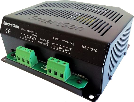 BAC1210-12V (12V/10A, 90-280VAC, 50/60Hz) Battery Charger
